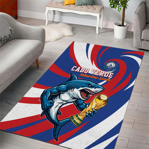 World Football 2026 Cabo Verde Area Rug Blue Shark Champions Trophy