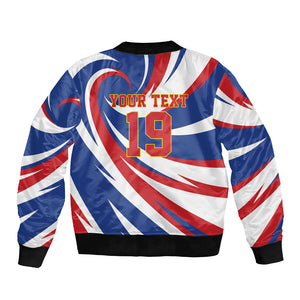 Custom World Football 2026 Cabo Verde Bomber Jacket Blue Shark Champions Trophy