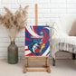 World Football 2026 Cabo Verde Canvas Wall Art Blue Shark Champions Trophy