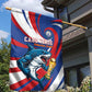 World Football 2026 Cabo Verde Garden Flag Blue Shark Champions Trophy