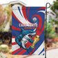 World Football 2026 Cabo Verde Garden Flag Blue Shark Champions Trophy