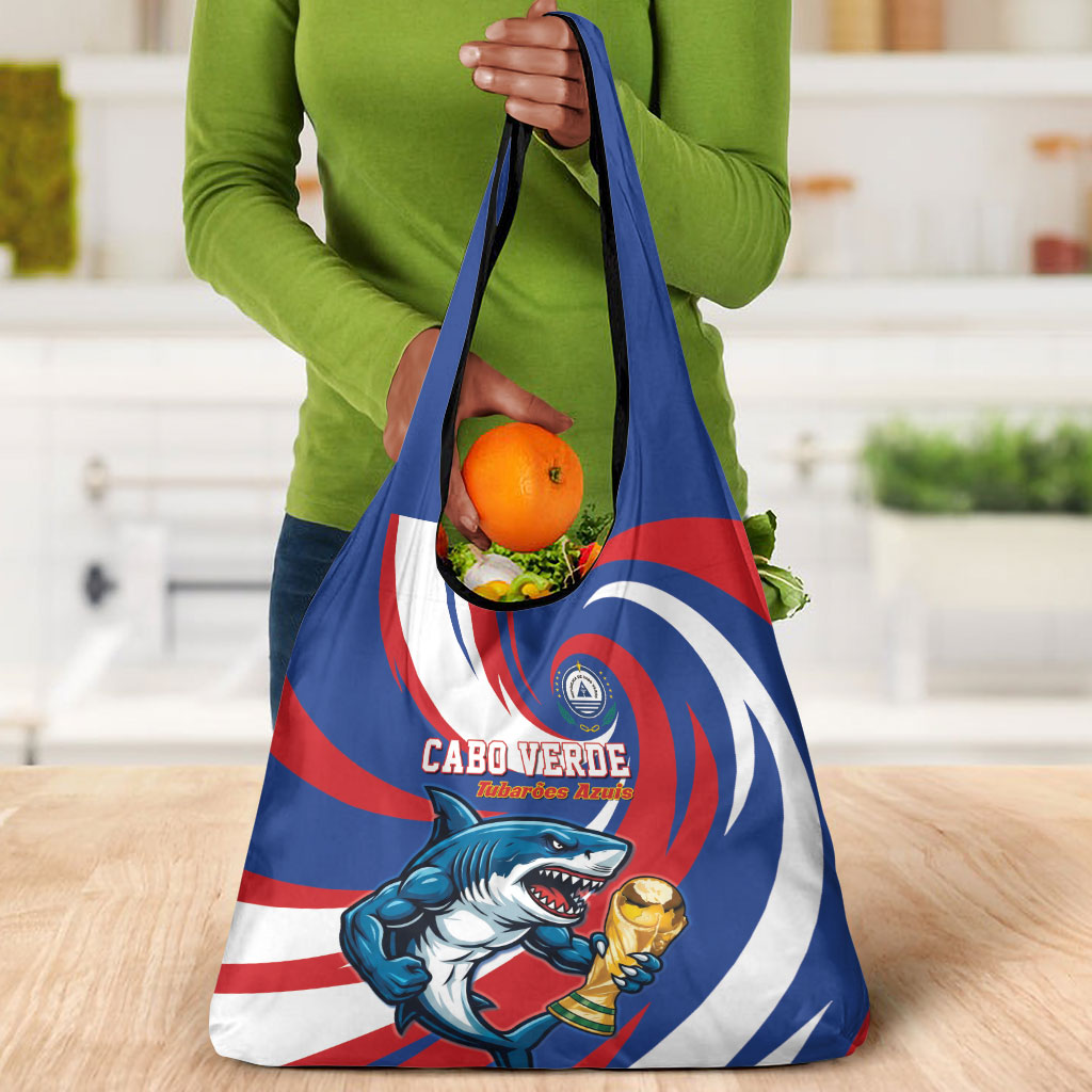World Football 2026 Cabo Verde Grocery Bag Blue Shark Champions Trophy