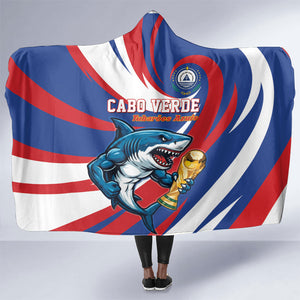 World Football 2026 Cabo Verde Hooded Blanket Blue Shark Champions Trophy
