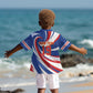 Custom World Football 2026 Cabo Verde Kid Hawaiian Shirt Blue Shark Champions Trophy