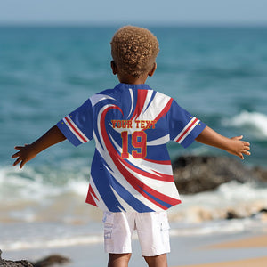 Custom World Football 2026 Cabo Verde Kid Hawaiian Shirt Blue Shark Champions Trophy