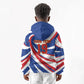 Custom World Football 2026 Cabo Verde Kid Hoodie Blue Shark Champions Trophy