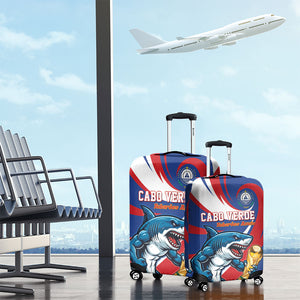 World Football 2026 Cabo Verde Luggage Cover Blue Shark Champions Trophy