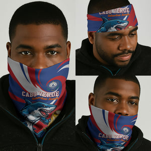 World Football 2026 Cabo Verde Neck Gaiter Blue Shark Champions Trophy