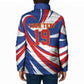 Custom World Football 2026 Cabo Verde Padded Jacket Blue Shark Champions Trophy