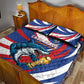 World Football 2026 Cabo Verde Quilt Bed Set Blue Shark Champions Trophy