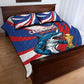 World Football 2026 Cabo Verde Quilt Bed Set Blue Shark Champions Trophy