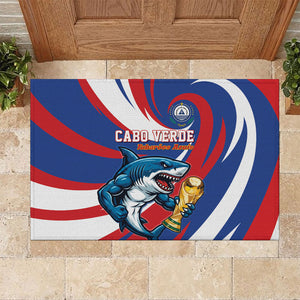World Football 2026 Cabo Verde Rubber Doormat Blue Shark Champions Trophy