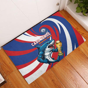 World Football 2026 Cabo Verde Rubber Doormat Blue Shark Champions Trophy
