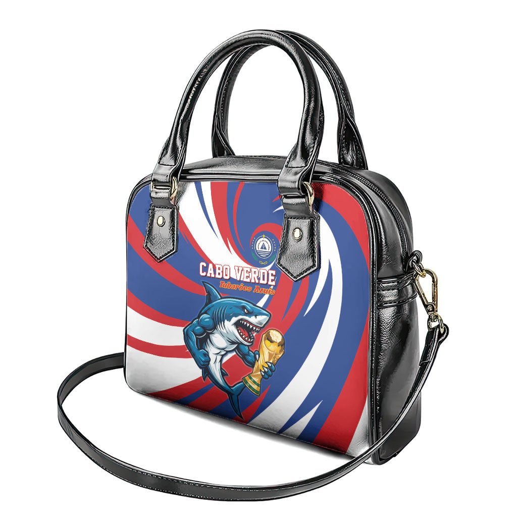 World Football 2026 Cabo Verde Shoulder Handbag Blue Shark Champions Trophy