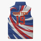 Custom World Football 2026 Cabo Verde Sleeveless Puffer Jacket Blue Shark Champions Trophy