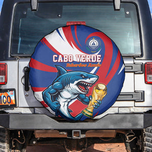 World Football 2026 Cabo Verde Spare Tire Cover Blue Shark Champions Trophy
