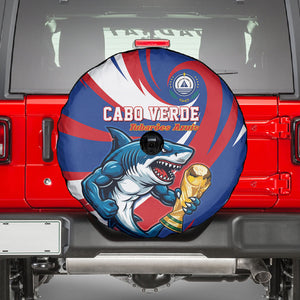 World Football 2026 Cabo Verde Spare Tire Cover Blue Shark Champions Trophy