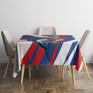 World Football 2026 Cabo Verde Tablecloth Blue Shark Champions Trophy