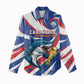 Custom World Football 2026 Cabo Verde Women Casual Shirt Blue Shark Champions Trophy