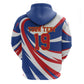Custom World Football 2026 Cabo Verde Zip Hoodie Blue Shark Champions Trophy