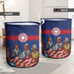 Liberia Flag Day Laundry Basket Lone Star Heritage Pride