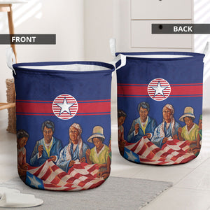 Liberia Flag Day Laundry Basket Lone Star Heritage Pride