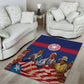 Liberia Flag Day Area Rug Lone Star Heritage Pride