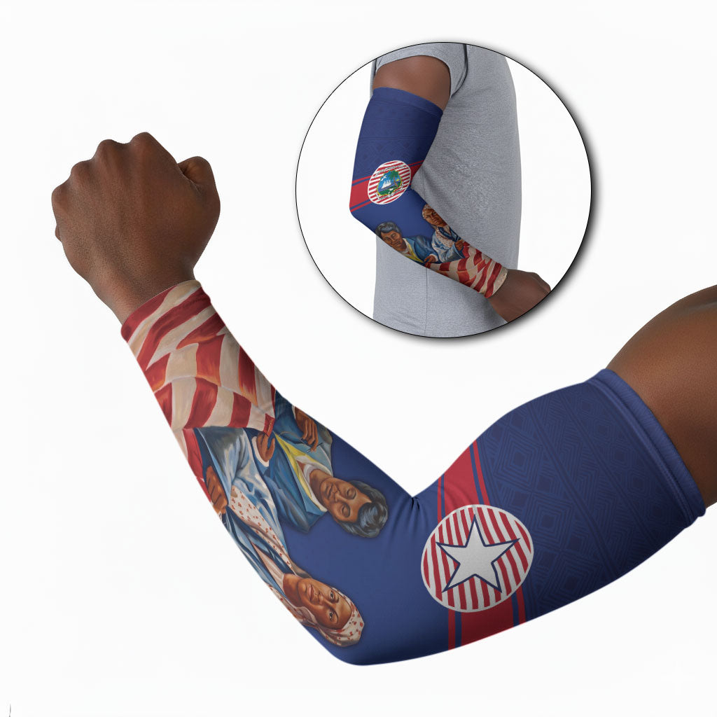 Liberia Flag Day Arm Sleeves Lone Star Heritage Pride