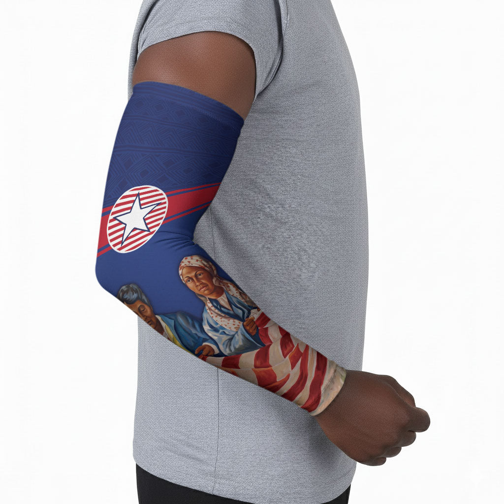 Liberia Flag Day Arm Sleeves Lone Star Heritage Pride