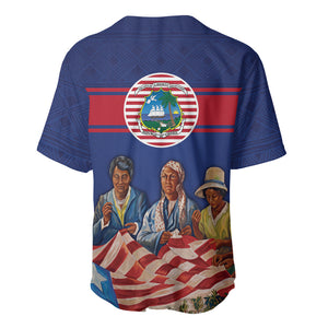 Liberia Flag Day Baseball Jersey Lone Star Heritage Pride