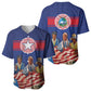 Liberia Flag Day Baseball Jersey Lone Star Heritage Pride