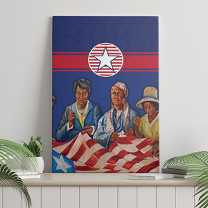 Liberia Flag Day Canvas Wall Art Lone Star Heritage Pride