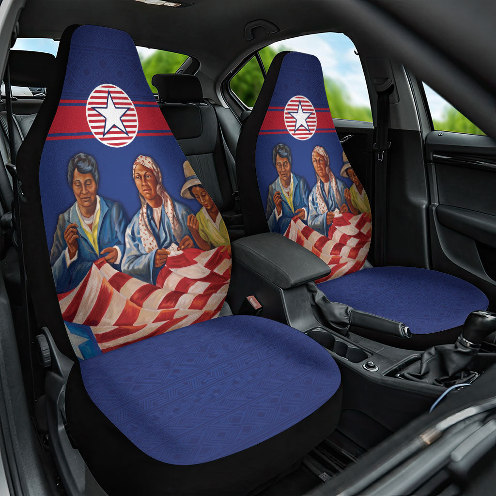 Liberia Flag Day Car Seat Cover Lone Star Heritage Pride