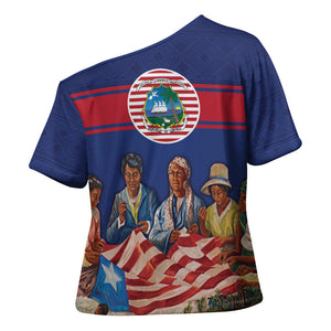 Liberia Flag Day Cross Shoulder Shirt Lone Star Heritage Pride