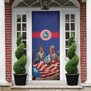 Liberia Flag Day Door Cover Lone Star Heritage Pride