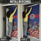 Liberia Flag Day Door Cover Lone Star Heritage Pride