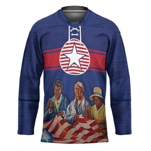 Liberia Flag Day Hockey Jersey Lone Star Heritage Pride