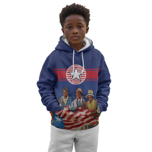Liberia Flag Day Kid Hoodie Lone Star Heritage Pride