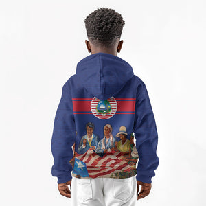 Liberia Flag Day Kid Hoodie Lone Star Heritage Pride