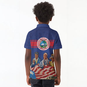 Liberia Flag Day Kid Polo Shirt Lone Star Heritage Pride