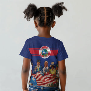 Liberia Flag Day Kid T shirt Lone Star Heritage Pride