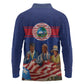 Liberia Flag Day Long Sleeve Polo Shirt Lone Star Heritage Pride