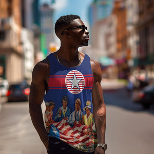 Liberia Flag Day Men Tank Top Lone Star Heritage Pride