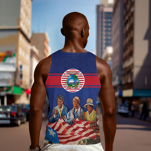 Liberia Flag Day Men Tank Top Lone Star Heritage Pride