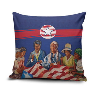 Liberia Flag Day Pillow Cover Lone Star Heritage Pride