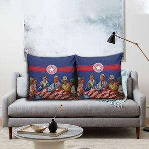 Liberia Flag Day Pillow Cover Lone Star Heritage Pride