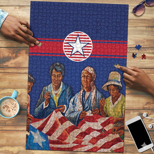 Liberia Flag Day Puzzle Lone Star Heritage Pride