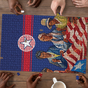 Liberia Flag Day Puzzle Lone Star Heritage Pride
