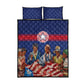 Liberia Flag Day Quilt Bed Set Lone Star Heritage Pride