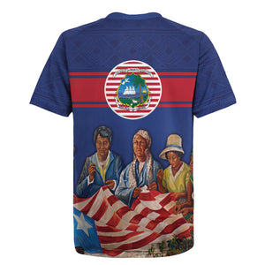Liberia Flag Day Rugby Jersey Lone Star Heritage Pride